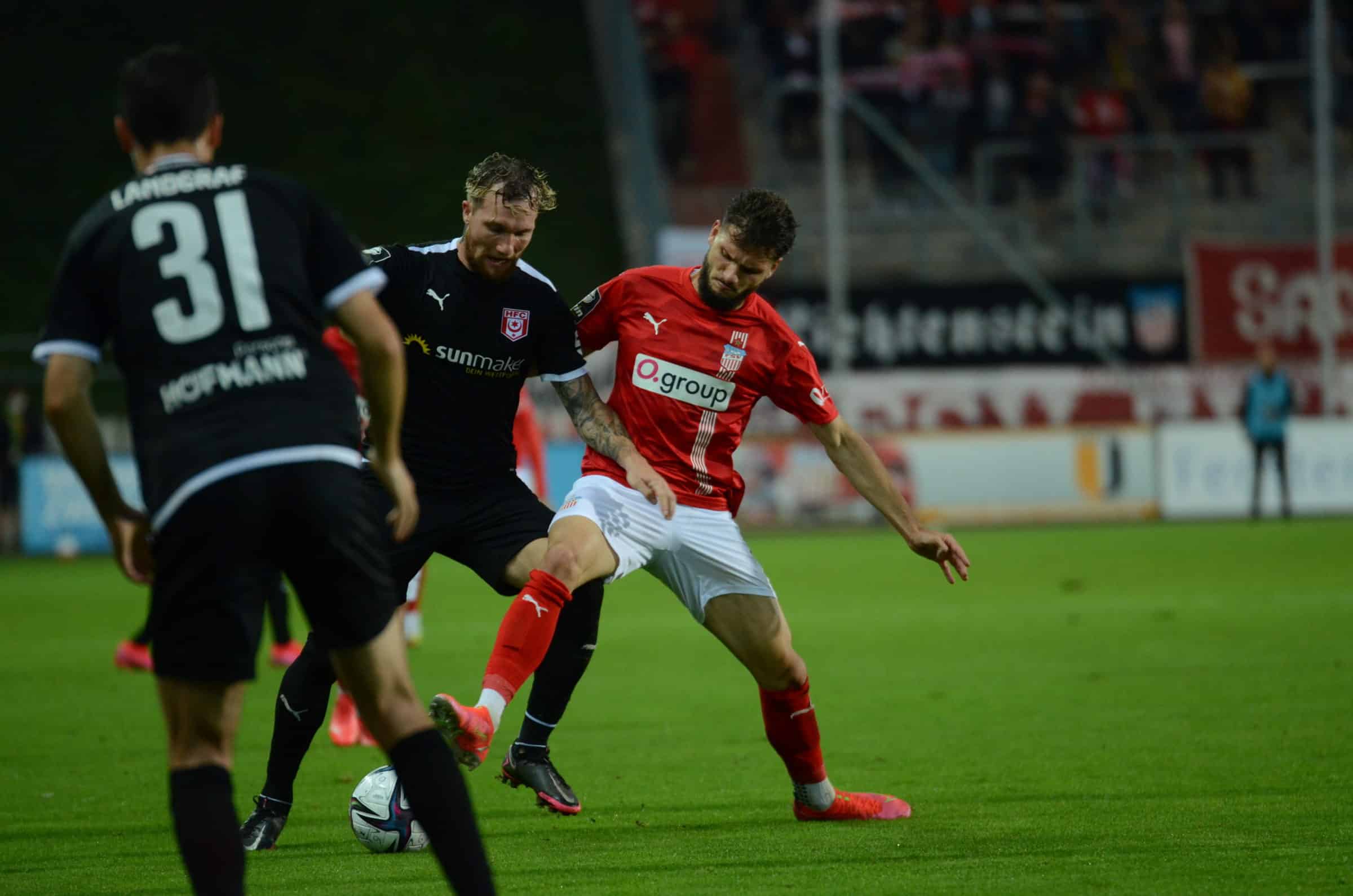 FSV Zwickau – Hallescher FC 2:2 (1:0) [7. Spieltag]