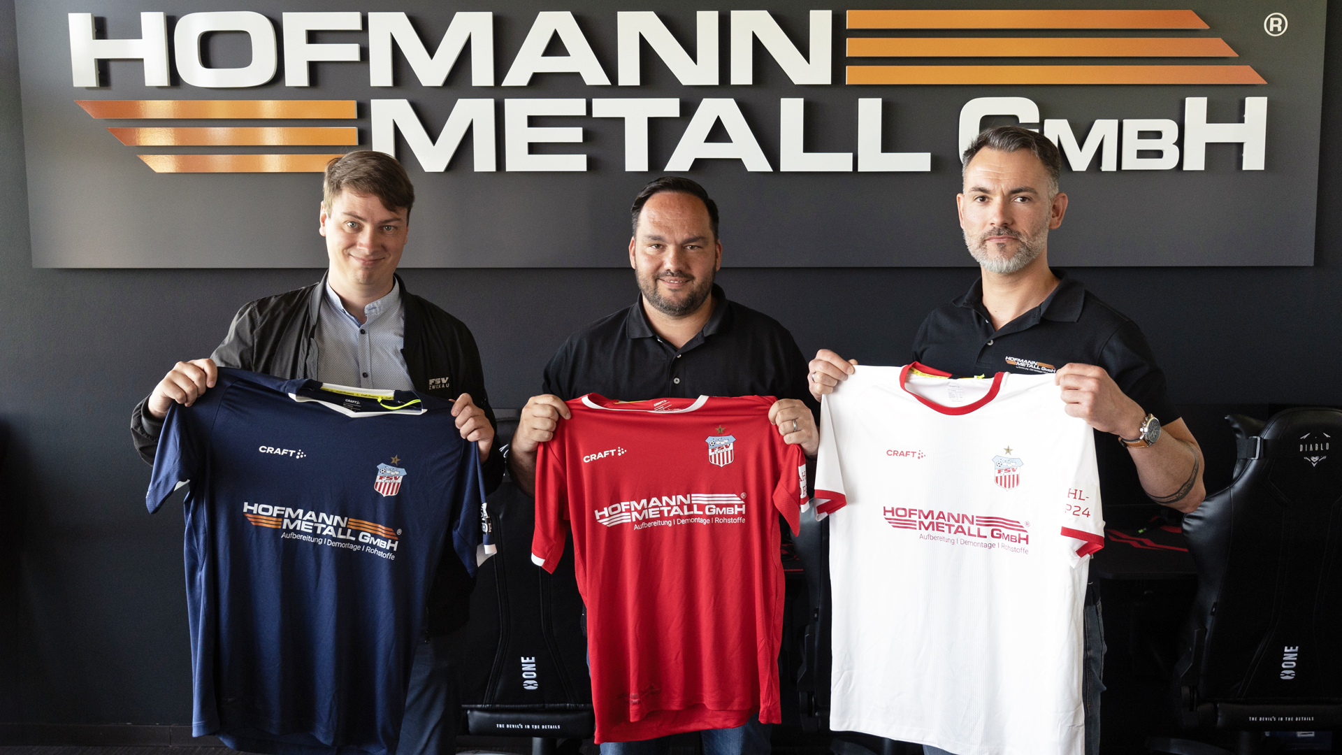 Hofmann Metall GmbH bestätigt Verlängerung als Hauptsponsor des FSV Zwickau
