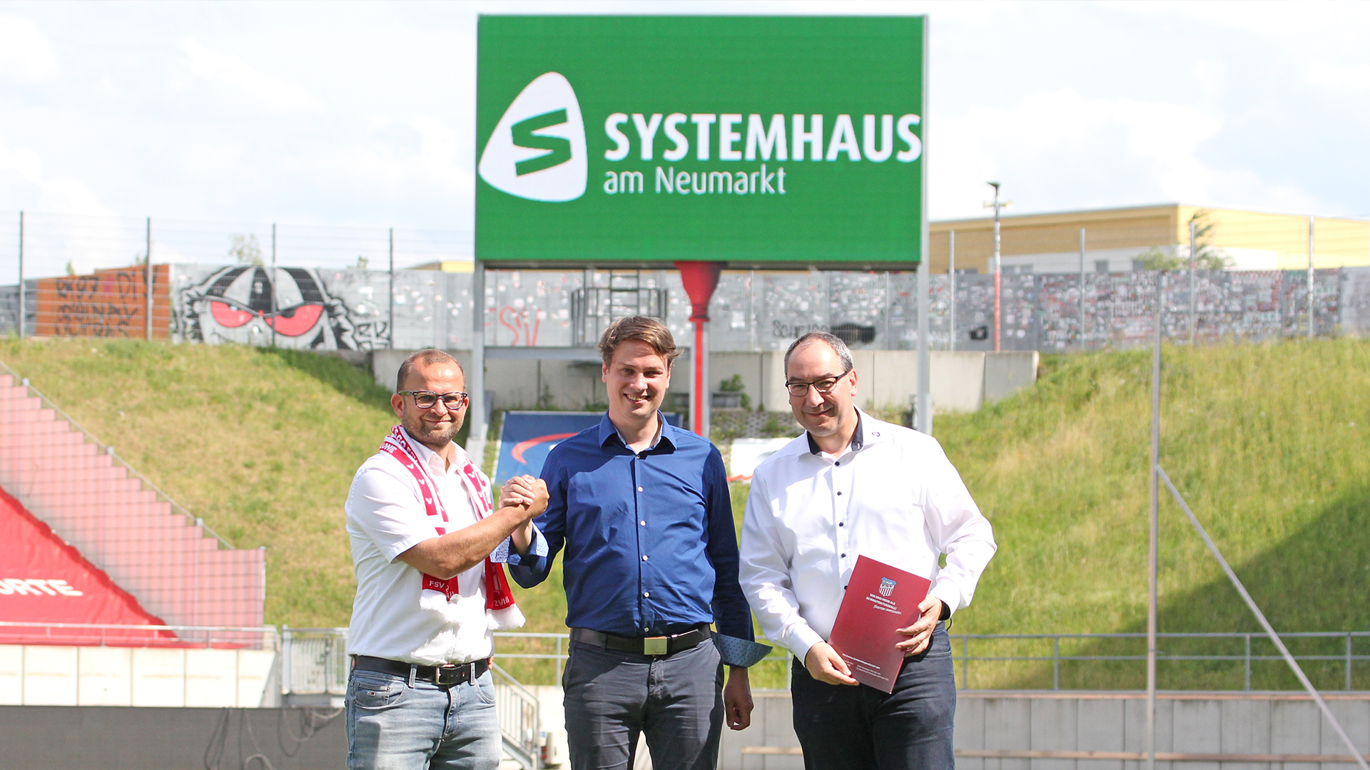 DIE VERBINDUNG STIMMT: SYSTEMHAUS AM NEUMARKT WIRD NEUER PARTNER DES FSV ZWICKAU